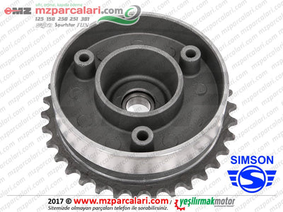 Simson Zincir arka  Dişlisi Komple - S51, S53