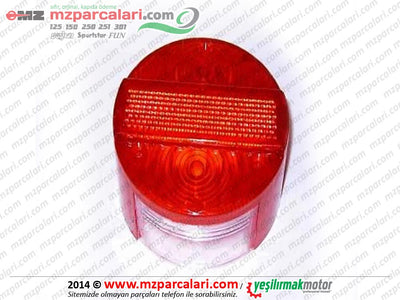 MZ 125, 150, 250, SİMSON Arka Stop Camı - Eski Model