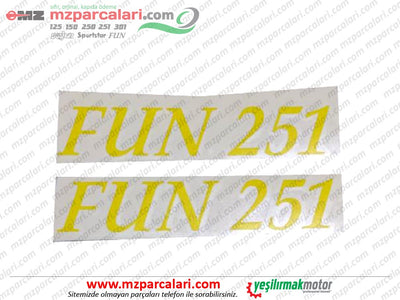 MZ Fun 251 Etiketi