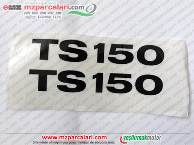 MZ TS 150 Yan Kapak Etiket Takımı
