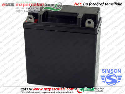 MZ 125, 150, 250, 251, 301, 500 Simson Aküsü 12v 5 ap