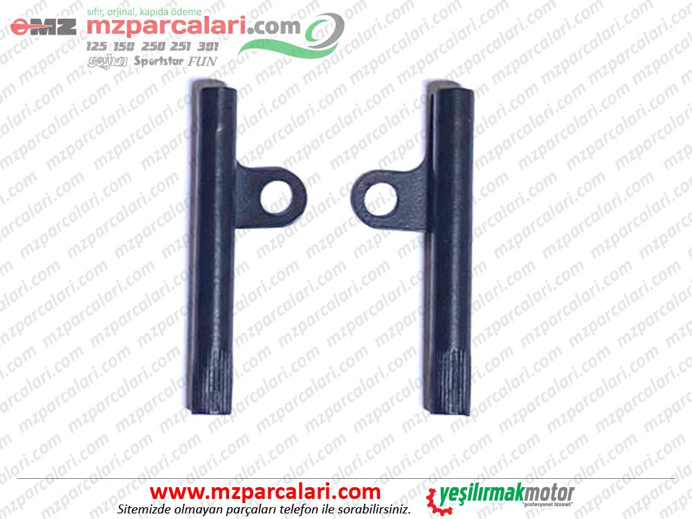 MZ 125, 150, 250, Ön Sinyal Bağlantı Demiri  SAĞ SOL TAKIM 1989 ÖNCESİ YUVARLAK SİNYALLER İÇİN
