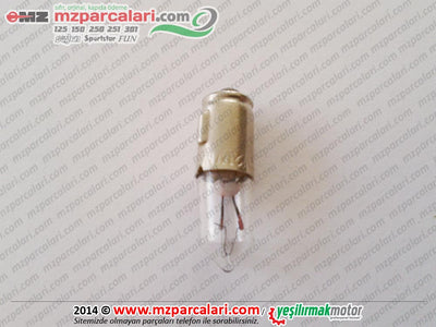 MZ 125, 150, 250, 251, 301, SİMSON Gösterge ampülü - EM 12 V