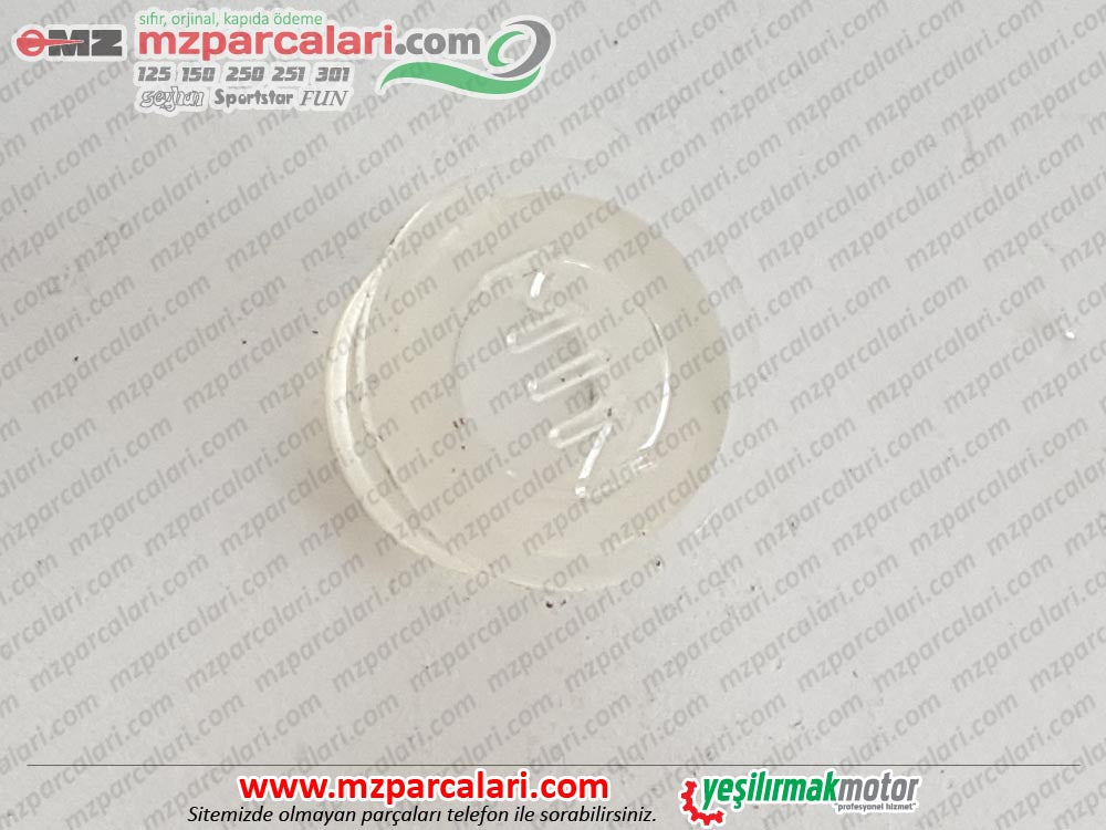 MZ 125, 150, 251, 301 Ön Fren Hidrolik Deposu Yağ Seviye Camı (Kare Merkezlere Uyumlu)