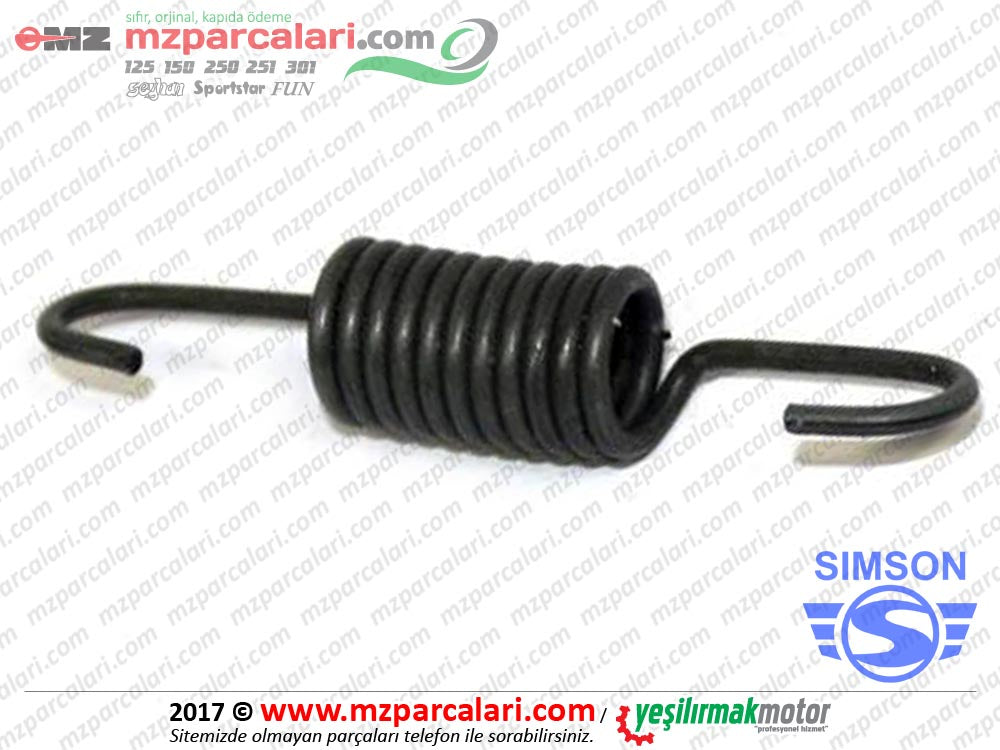 Simson Arka Fren Pedalı Yayı - S51, S53, SR50, SR80