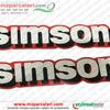SİMSON S51 Depo Etiketi