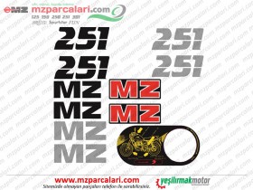 MZ 251 Etiket Takımı