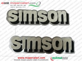 SİMSON S51 Depo Etiketi