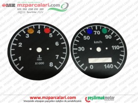 MZ ETZ 125, 150, 250, 251, 301 Speedometer & Tachometer Dashboard Set
