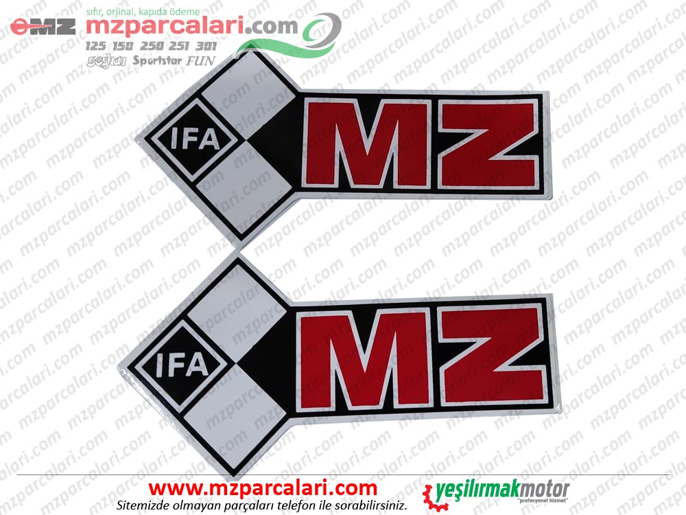 MZ 125, 150, 250, 251, 301 IFA MZ Etiketi