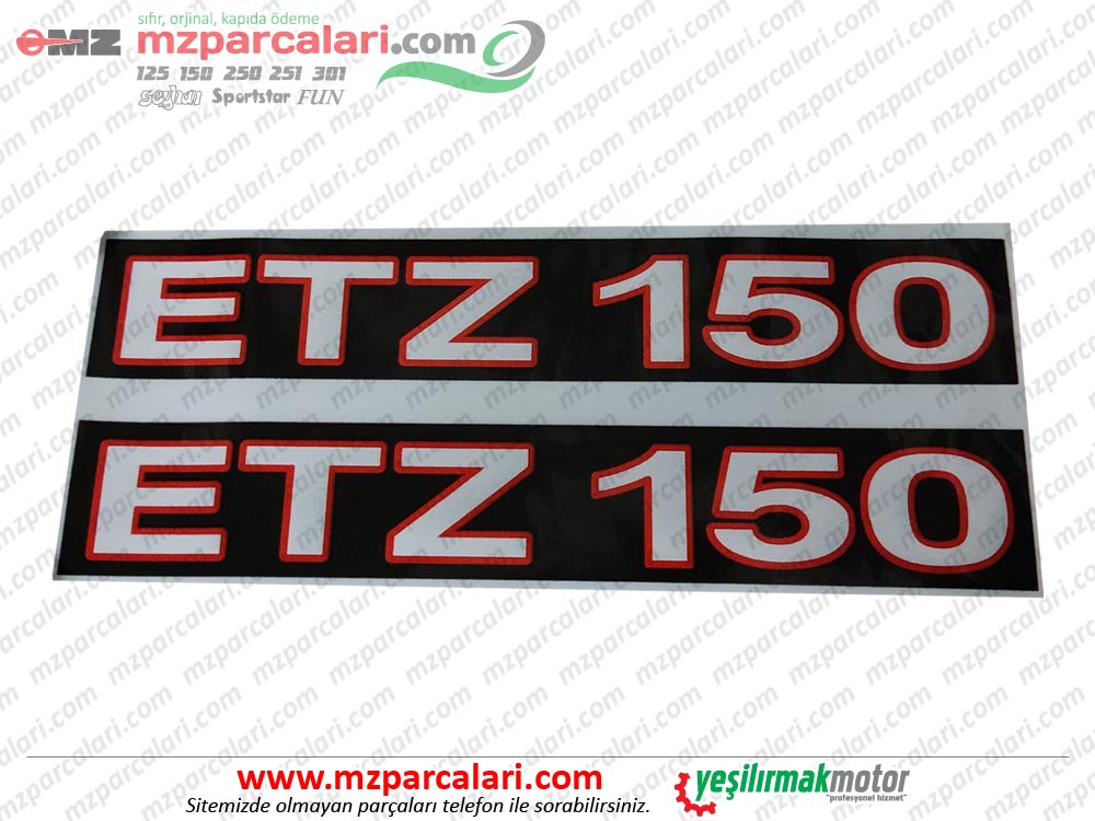 MZ 150 ETZ 150 Sticker