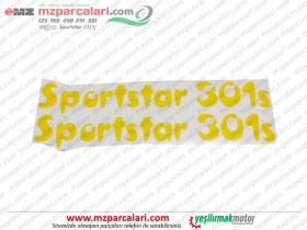 MZ Sportstar 301 Etiket
